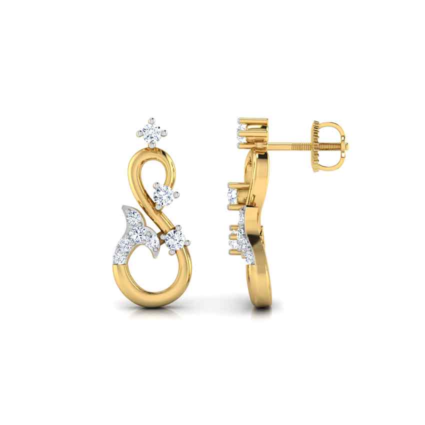 Cherisa Diamond Stud Earrings