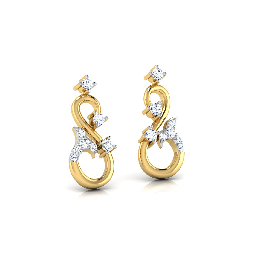 Cherisa Diamond Stud Earrings