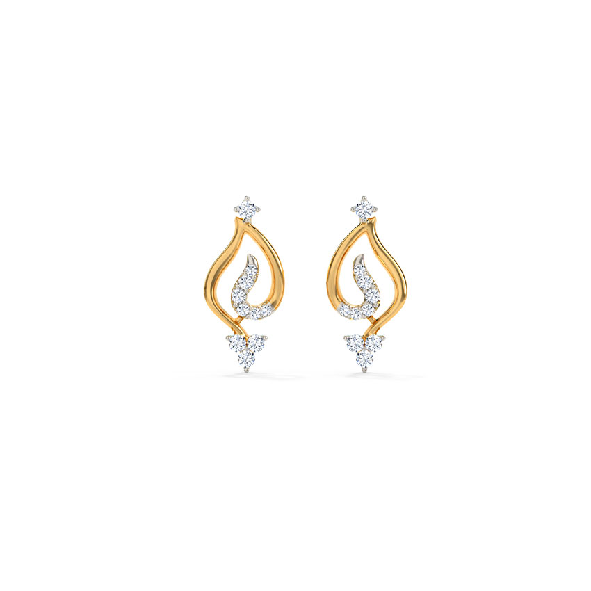 Trista Diamond Stud Earrings