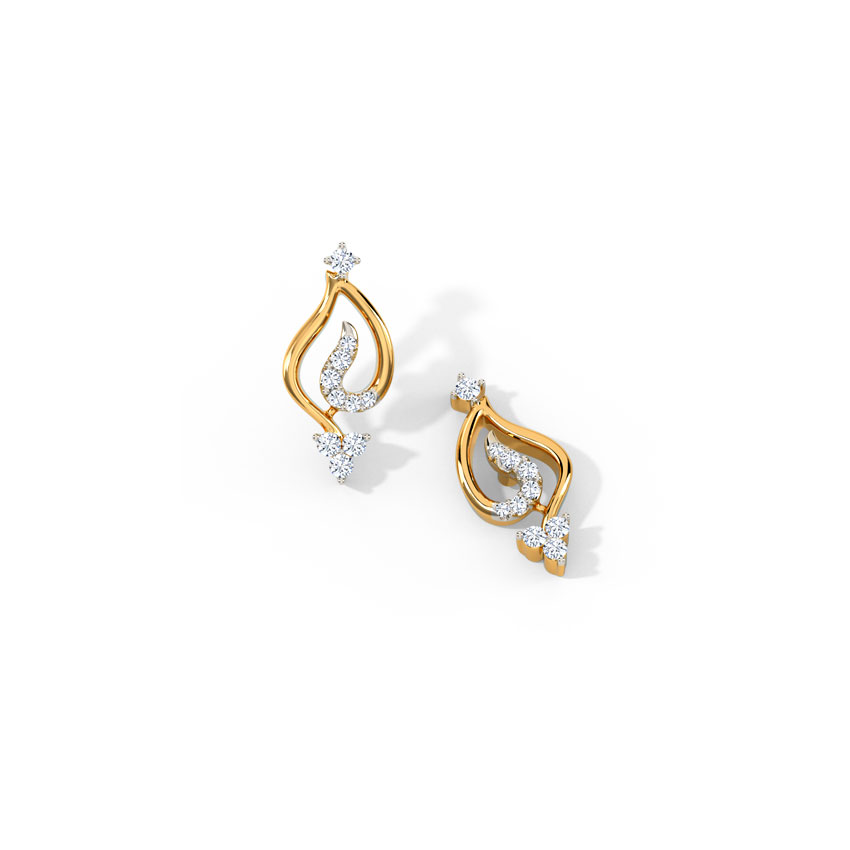Trista Diamond Stud Earrings