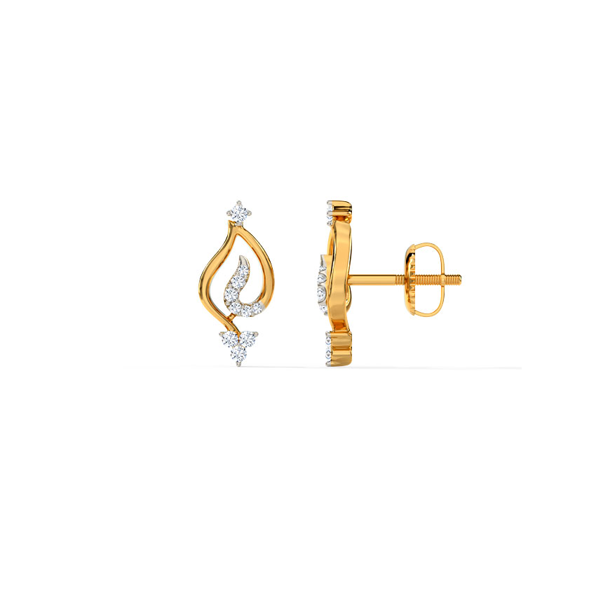 Trista Diamond Stud Earrings
