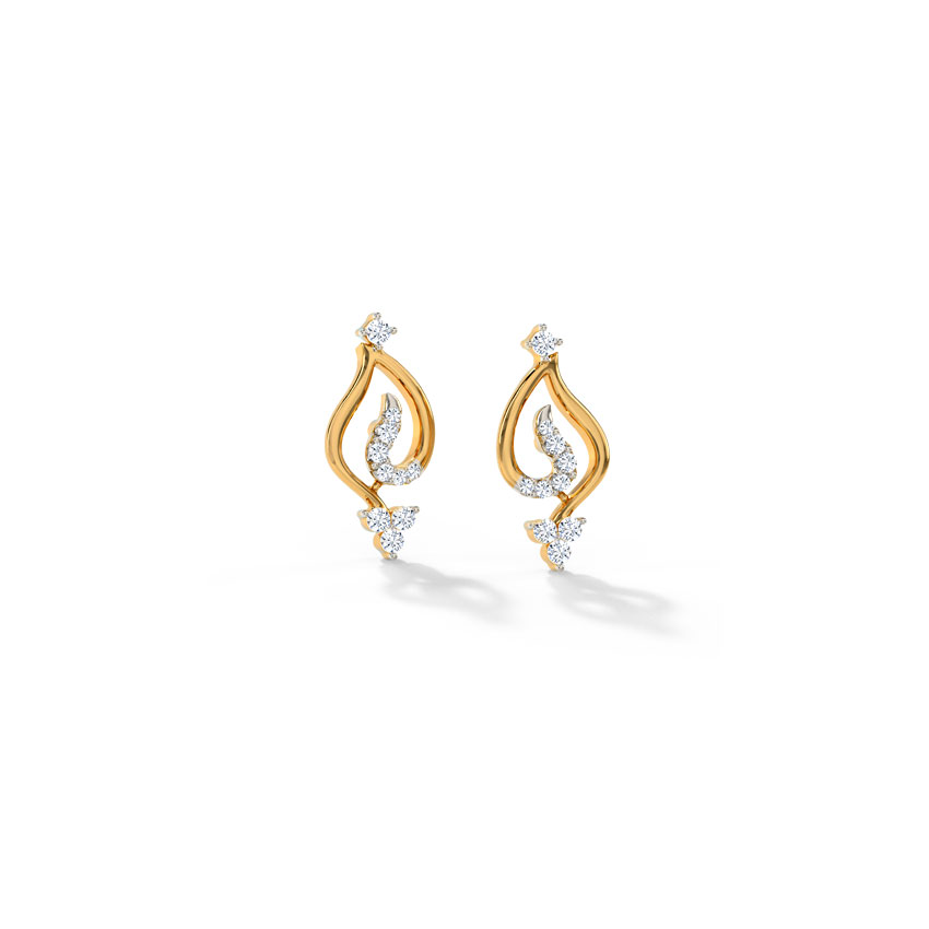 Trista Diamond Stud Earrings