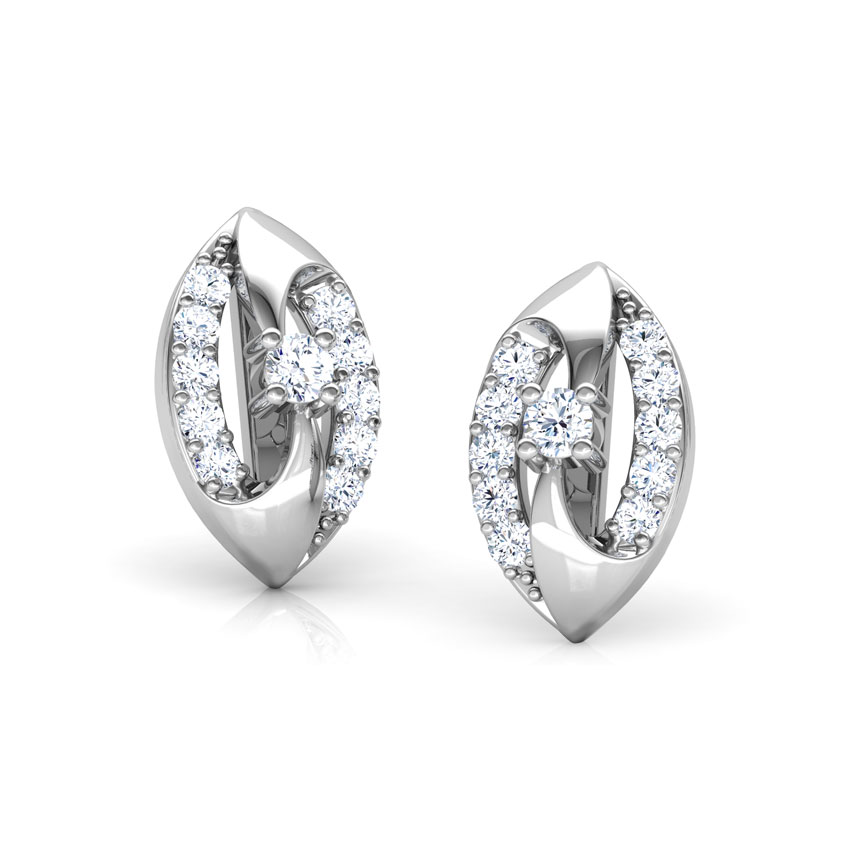 Joyous Swirl Diamond Stud Earrings Joyous Swirl Diamond Stud Earrings