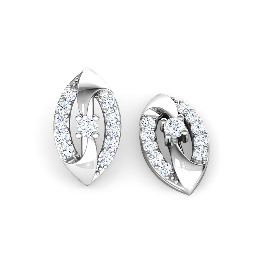 Joyous Swirl Diamond Stud Earrings Joyous Swirl Diamond Stud Earrings