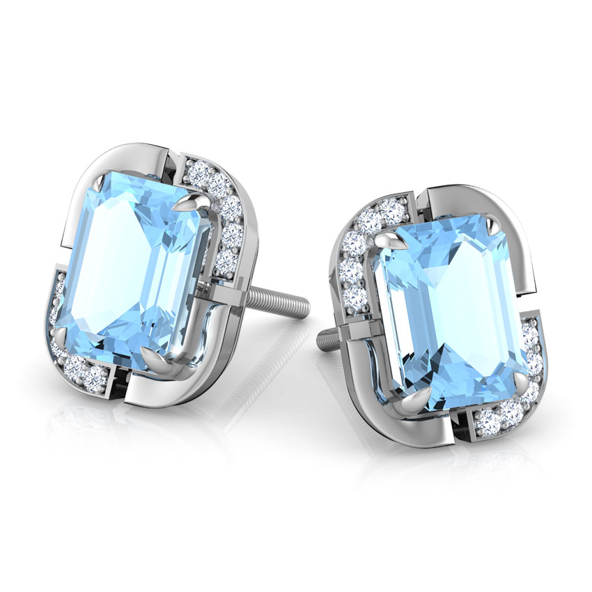 Bluelight Stud Earrings Bluelight Stud Earrings