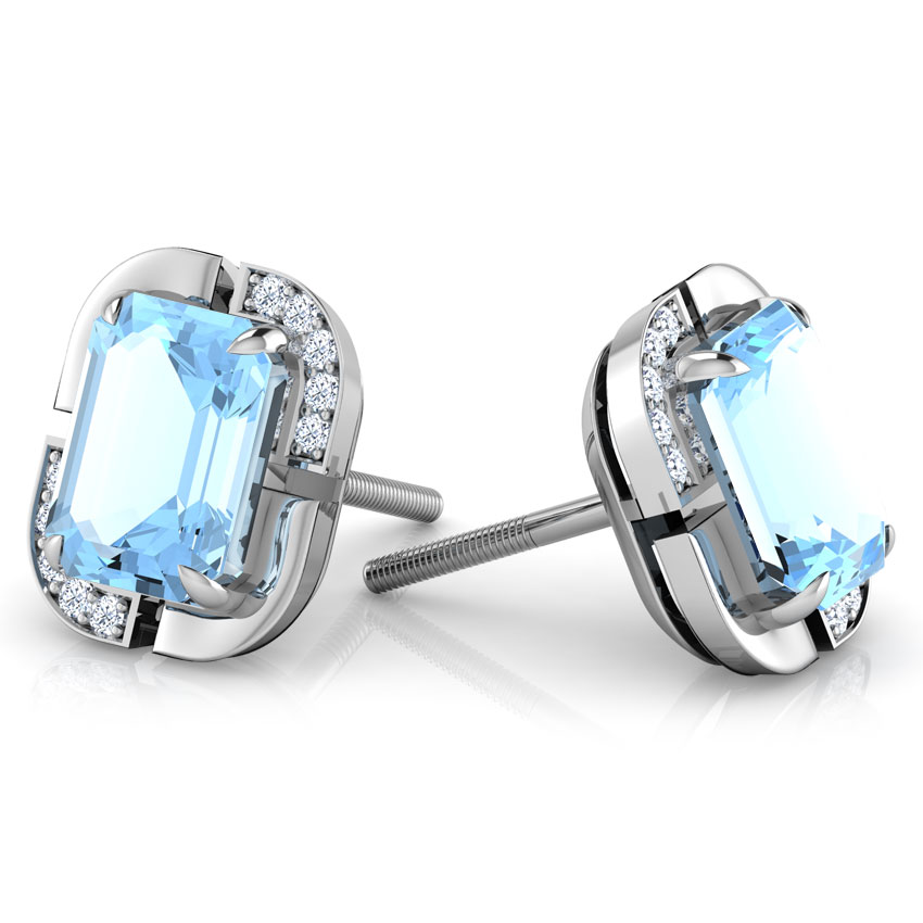 Bluelight Stud Earrings Bluelight Stud Earrings