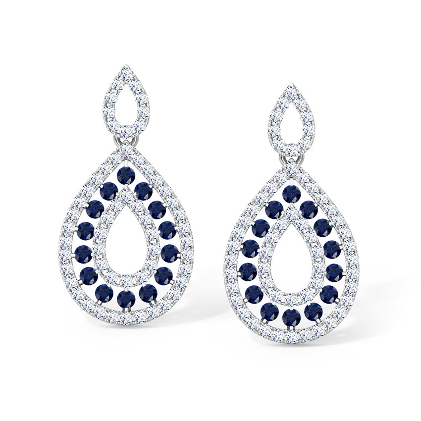Duo Pear Gemstone Drop Earrings Duo Pear Gemstone Drop Earrings