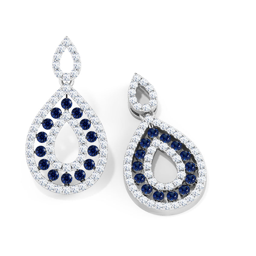 Duo Pear Gemstone Drop Earrings Duo Pear Gemstone Drop Earrings