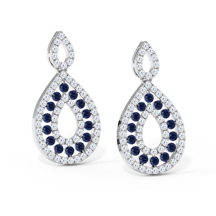 Duo Pear Gemstone Drop Earrings Duo Pear Gemstone Drop Earrings