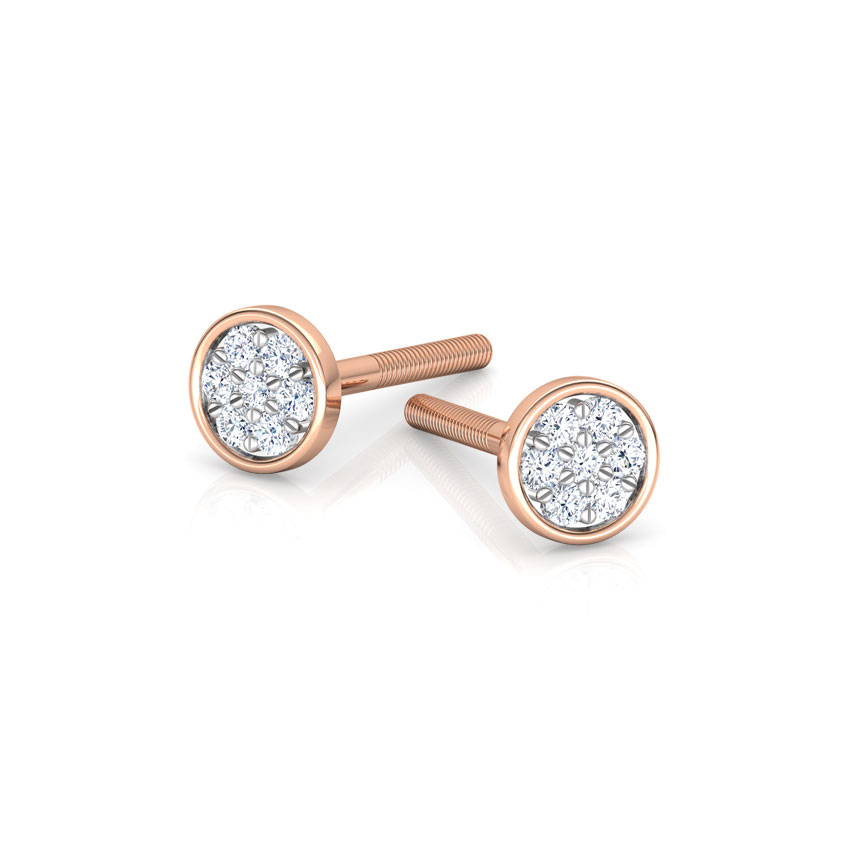 Star Diamond Stud Earrings