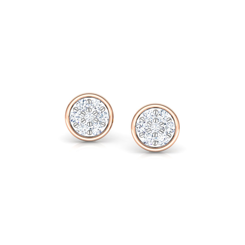 Star Diamond Stud Earrings
