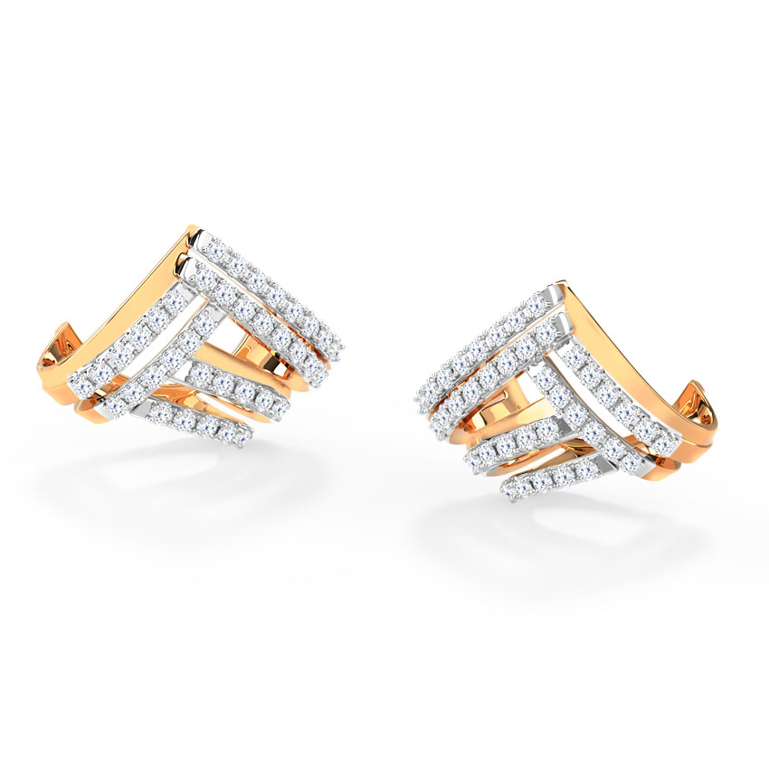 Triangular Hug Earrings