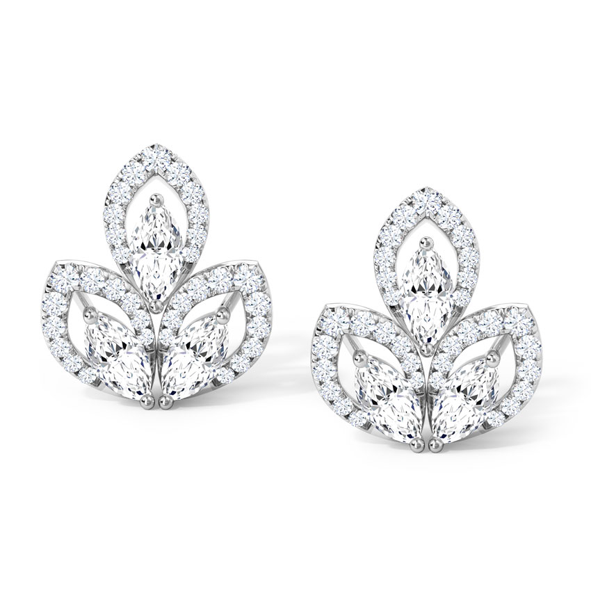 Twinkle Petals Diamond Stud Earrings Twinkle Petals Diamond Stud Earrings