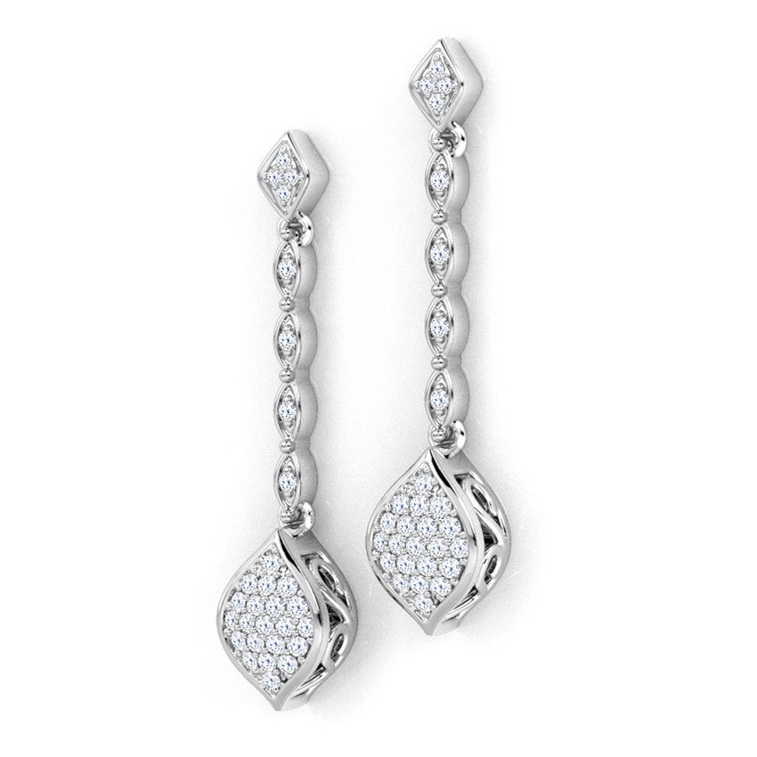 Ascending Diamond Drop Earrings Ascending Diamond Drop Earrings