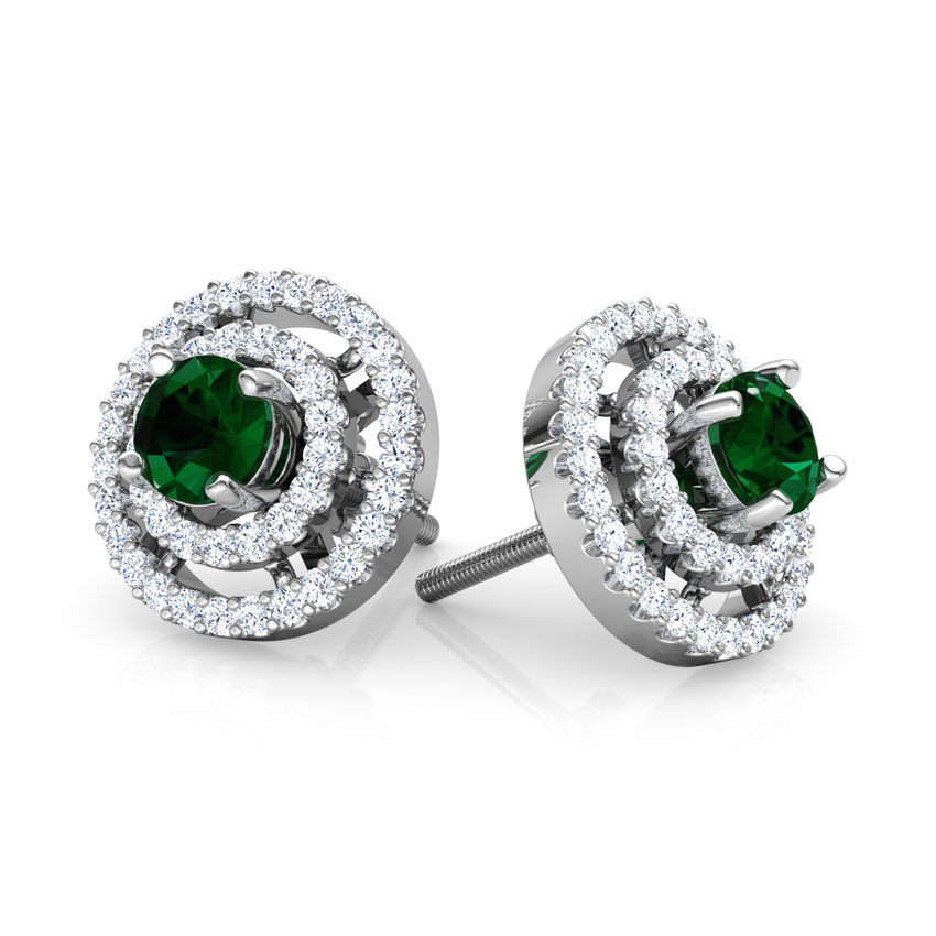 Encircle Multi-Style Gemstone Stud Earrings