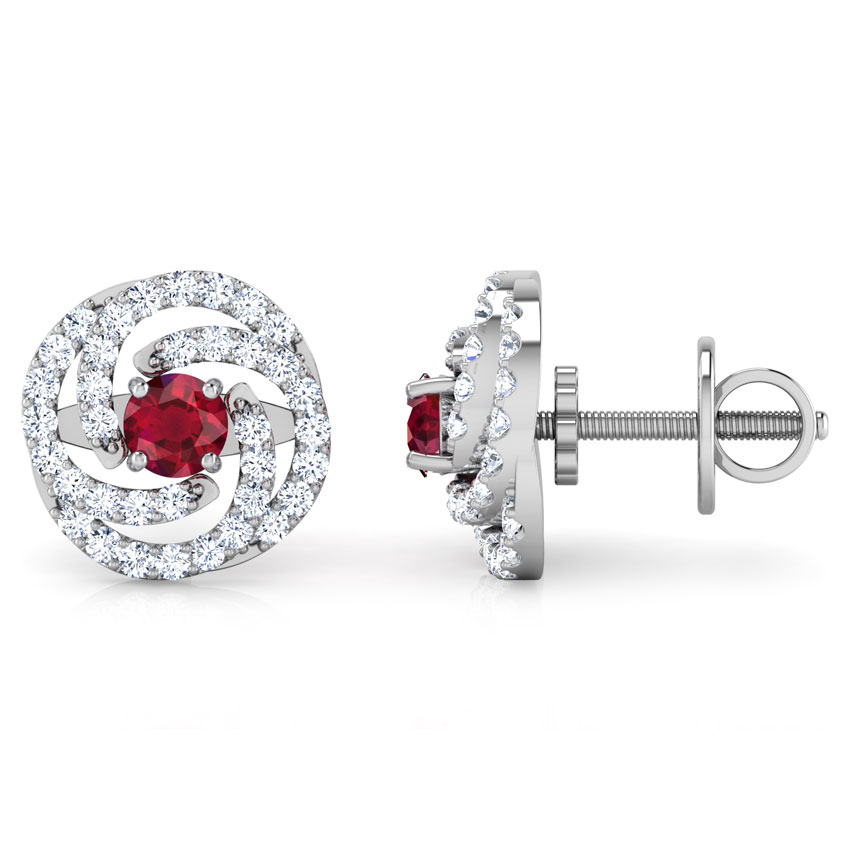 Swirl Multi-Style Gemstone Stud Earrings Swirl Multi-Style Gemstone Stud Earrings