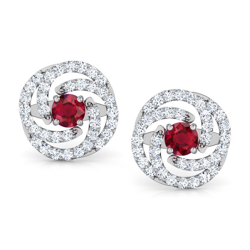 Swirl Multi-Style Gemstone Stud Earrings Swirl Multi-Style Gemstone Stud Earrings