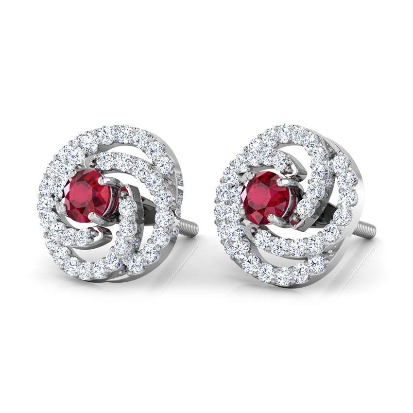 Swirl Multi-Style Gemstone Stud Earrings Swirl Multi-Style Gemstone Stud Earrings