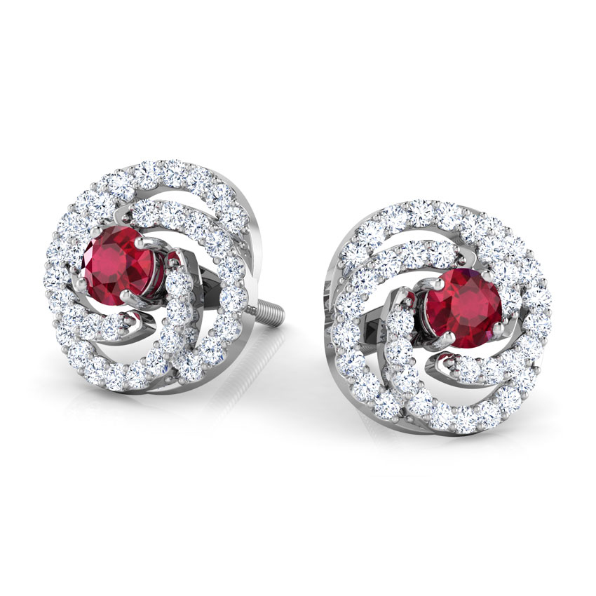 Swirl Multi-Style Gemstone Stud Earrings Swirl Multi-Style Gemstone Stud Earrings
