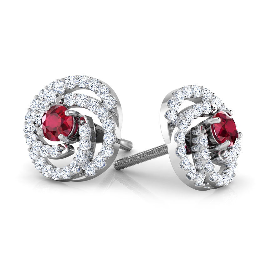 Swirl Multi-Style Gemstone Stud Earrings Swirl Multi-Style Gemstone Stud Earrings