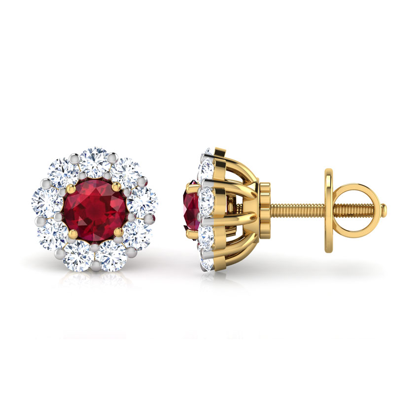 Ovate Multi-Style Gemstone Stud Earrings