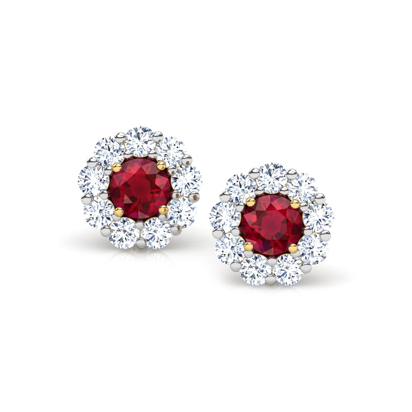 Ovate Multi-Style Gemstone Stud Earrings