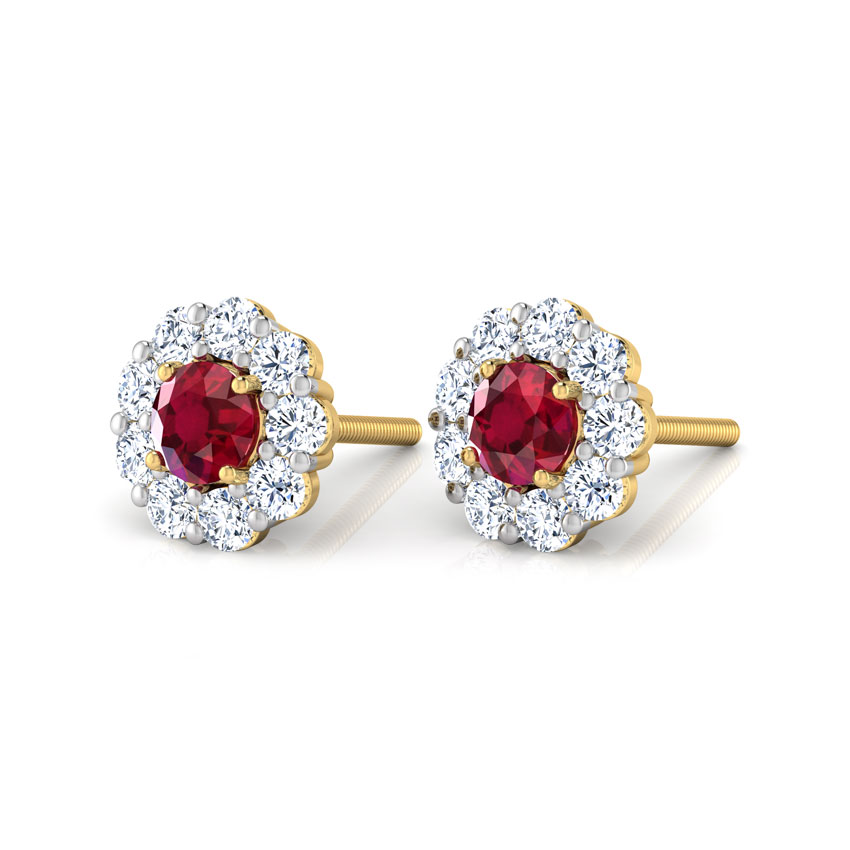 Ovate Multi-Style Gemstone Stud Earrings