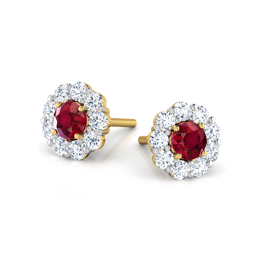 Ovate Multi-Style Gemstone Stud Earrings