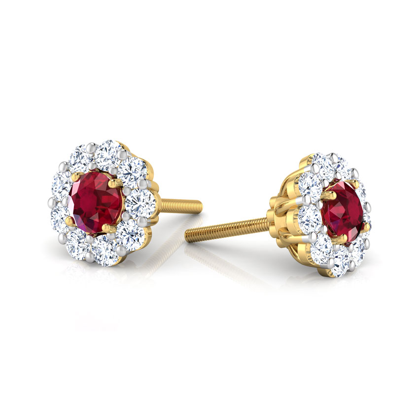 Ovate Multi-Style Gemstone Stud Earrings