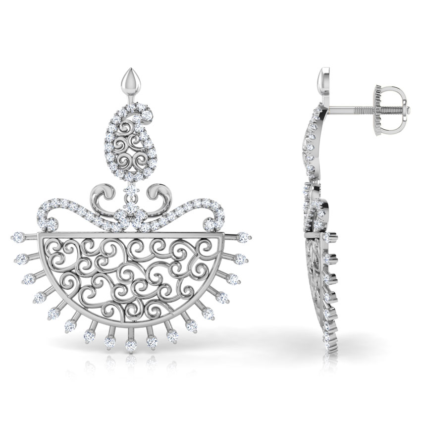 Parul Paisley Diamond Chand Bali Parul Paisley Diamond Chand Bali