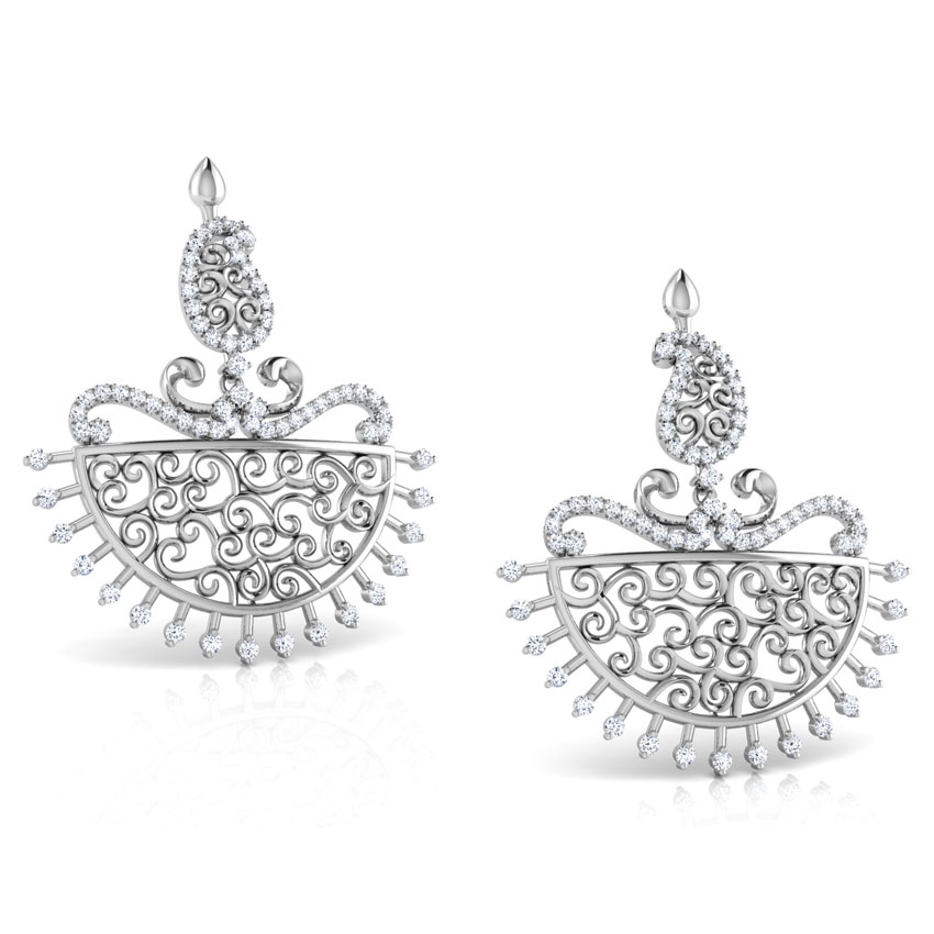 Parul Paisley Diamond Chand Bali Parul Paisley Diamond Chand Bali