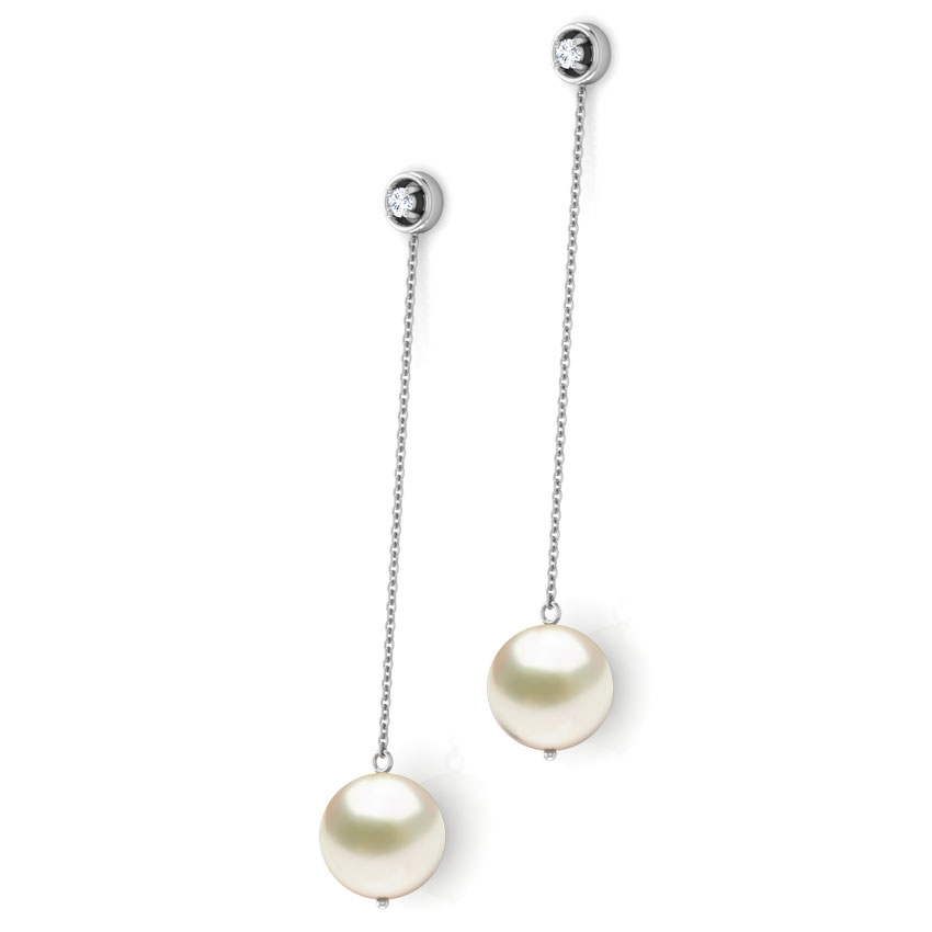 Beeline Pearl Drop Earrings