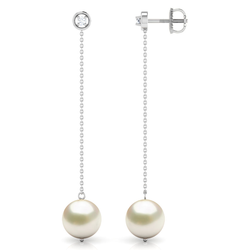 Beeline Pearl Drop Earrings