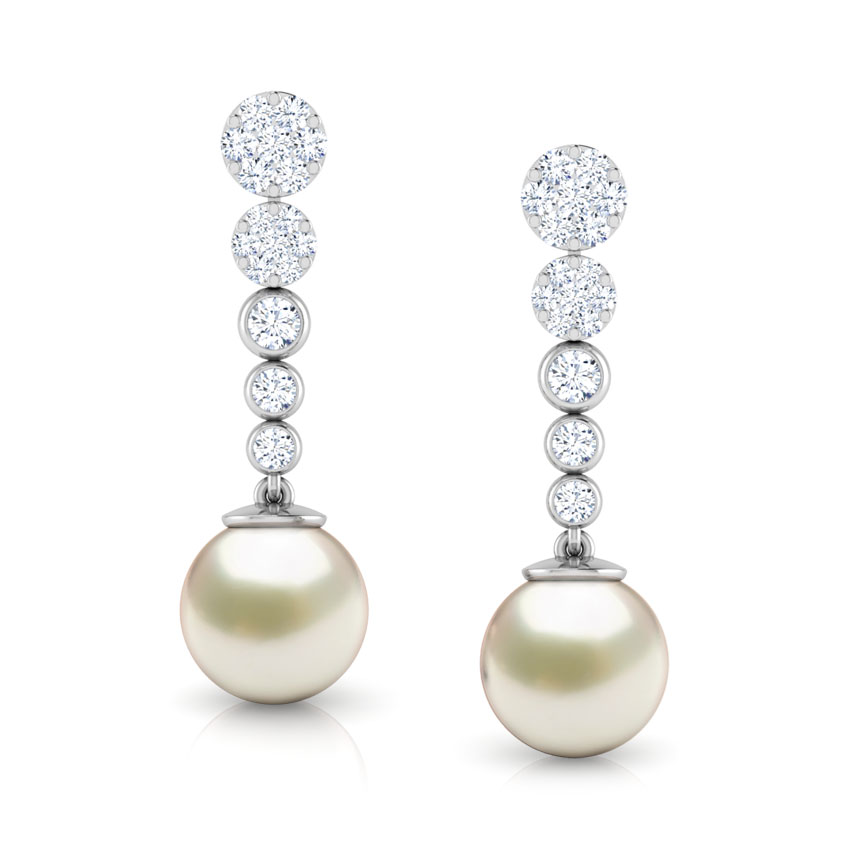 Encircle Pearl Drop Earrings
