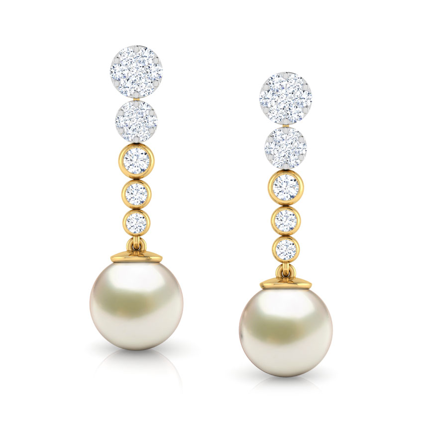 Encircle Pearl Drop Earrings