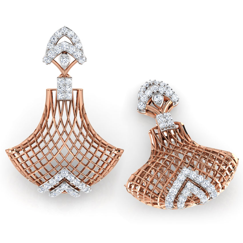 Flare Diamond Jhumkas