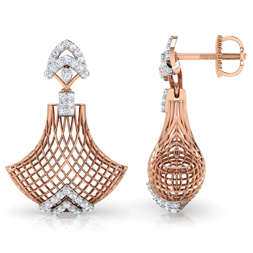 Flare Diamond Jhumkas