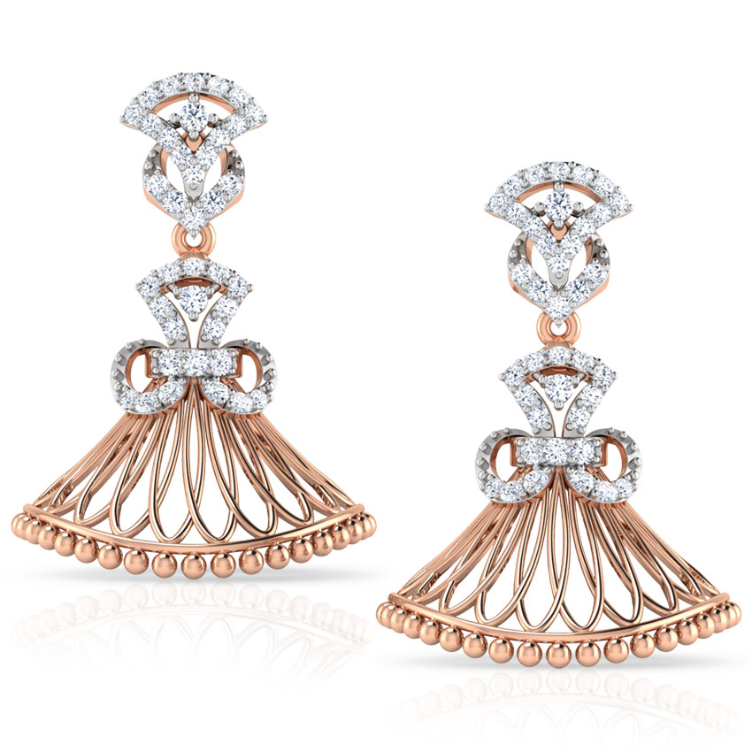 Intricate Flare Jhumkas