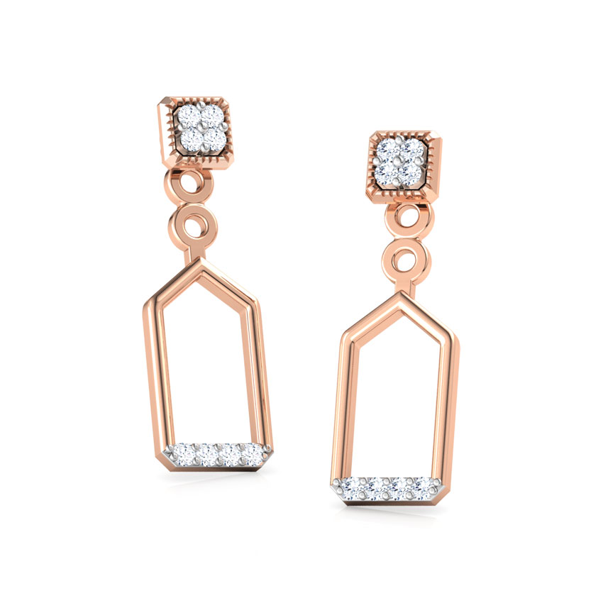 Daring Duet Diamond Ear Jackets