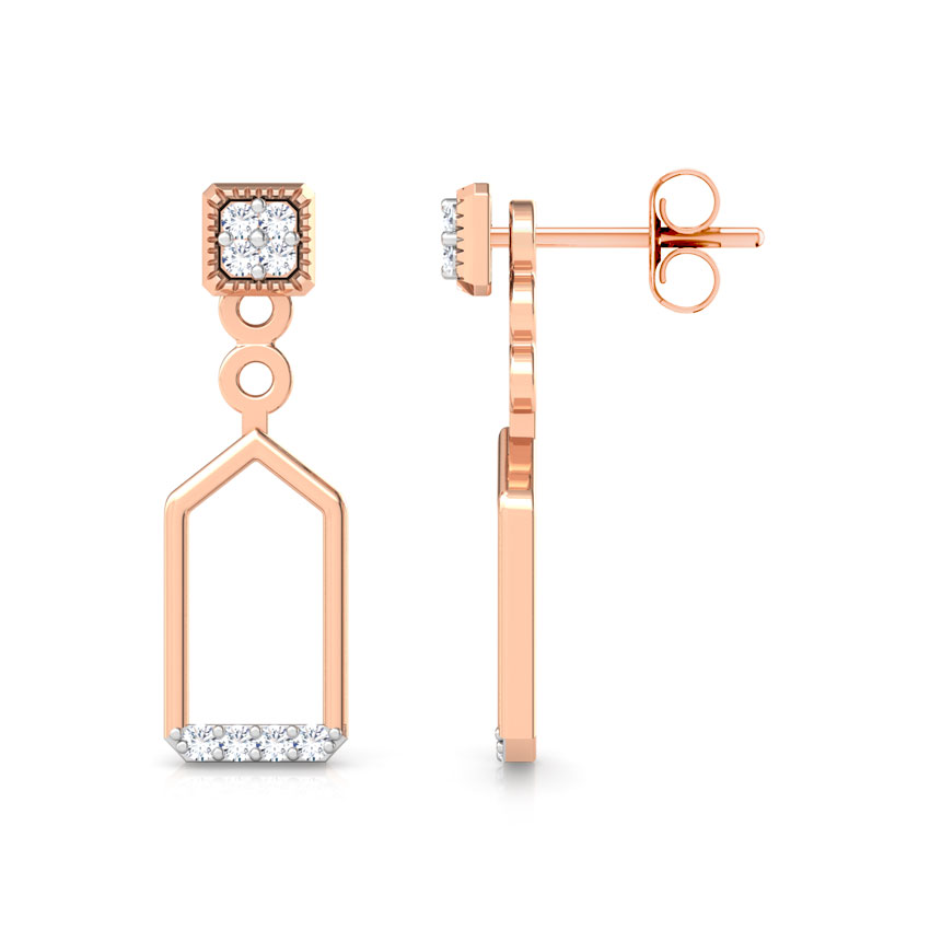 Daring Duet Diamond Ear Jackets