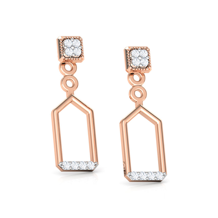 Daring Duet Diamond Ear Jackets