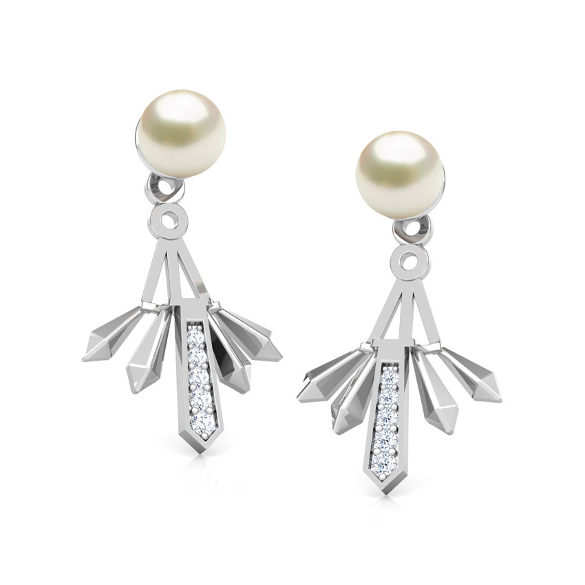 Multi Facets Pearl Ear Jackets Multi Facets Pearl Ear Jackets