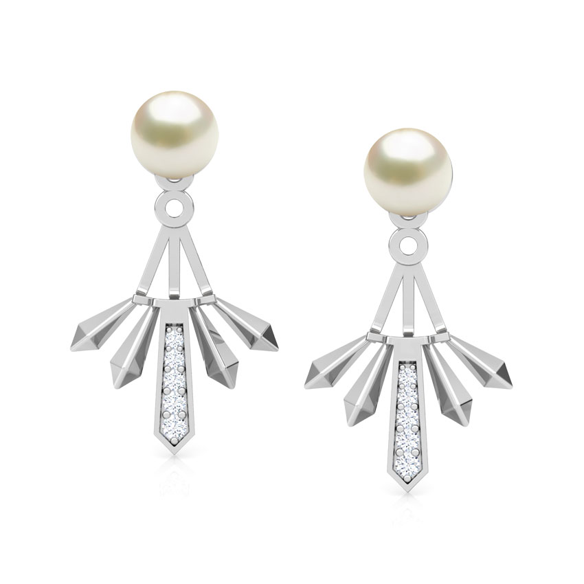 Multi Facets Pearl Ear Jackets Multi Facets Pearl Ear Jackets