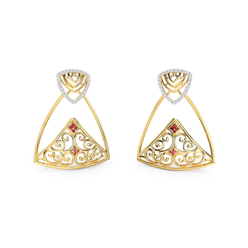 Falguni Filigree Chand Bali