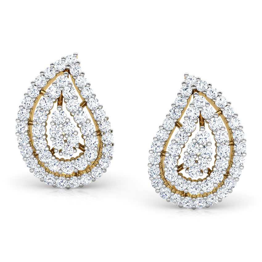 Pretty Paisley Stud Earrings