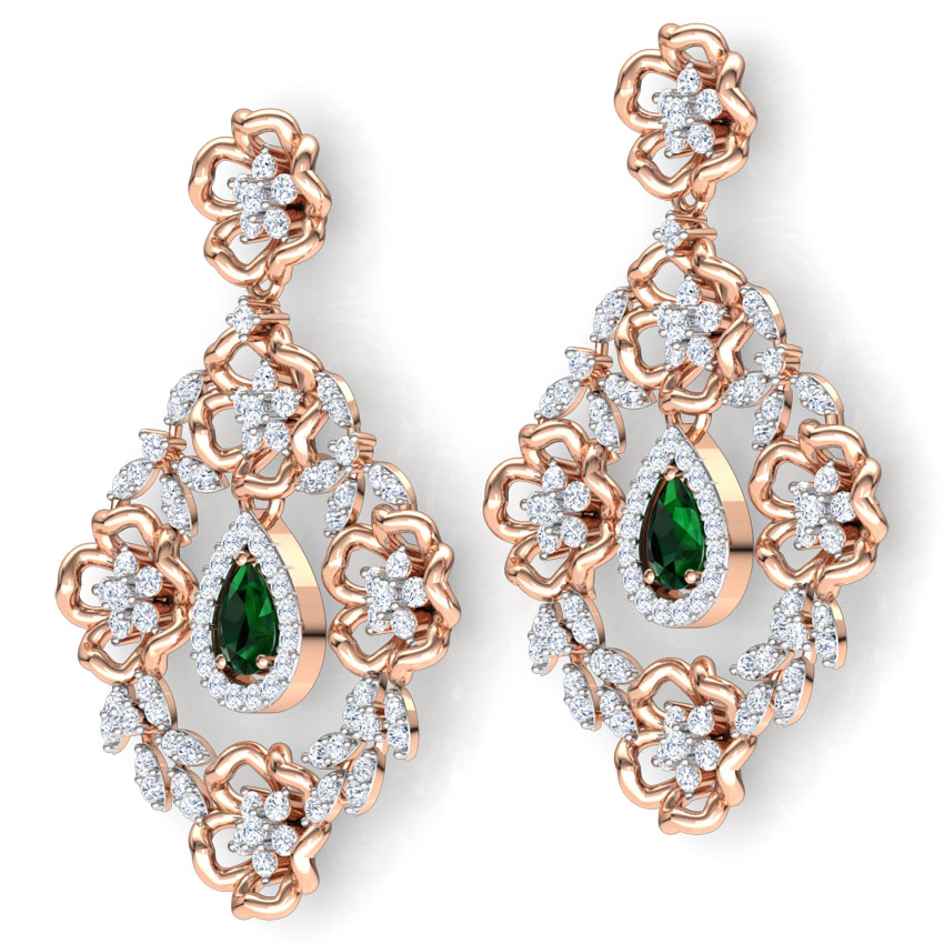 Festoon Gemstone Drop Earrings Festoon Gemstone Drop Earrings