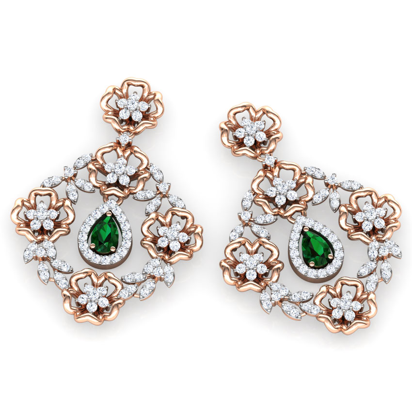 Festoon Gemstone Drop Earrings Festoon Gemstone Drop Earrings