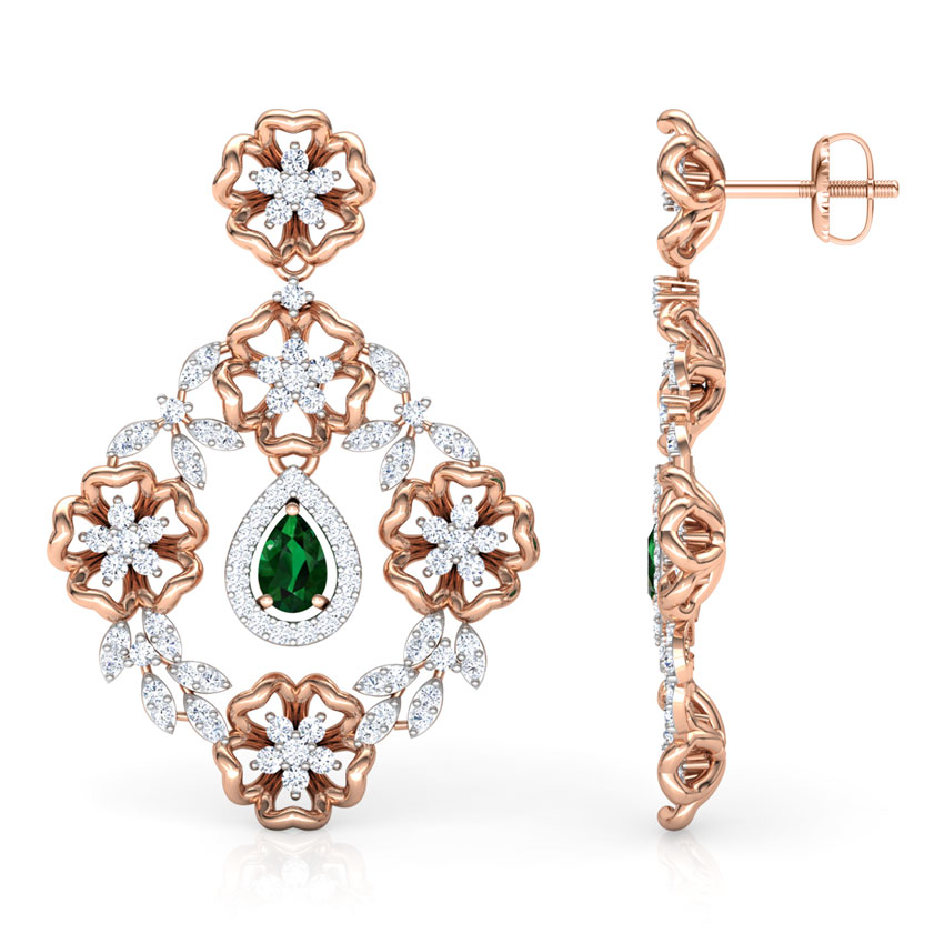 Festoon Gemstone Drop Earrings Festoon Gemstone Drop Earrings