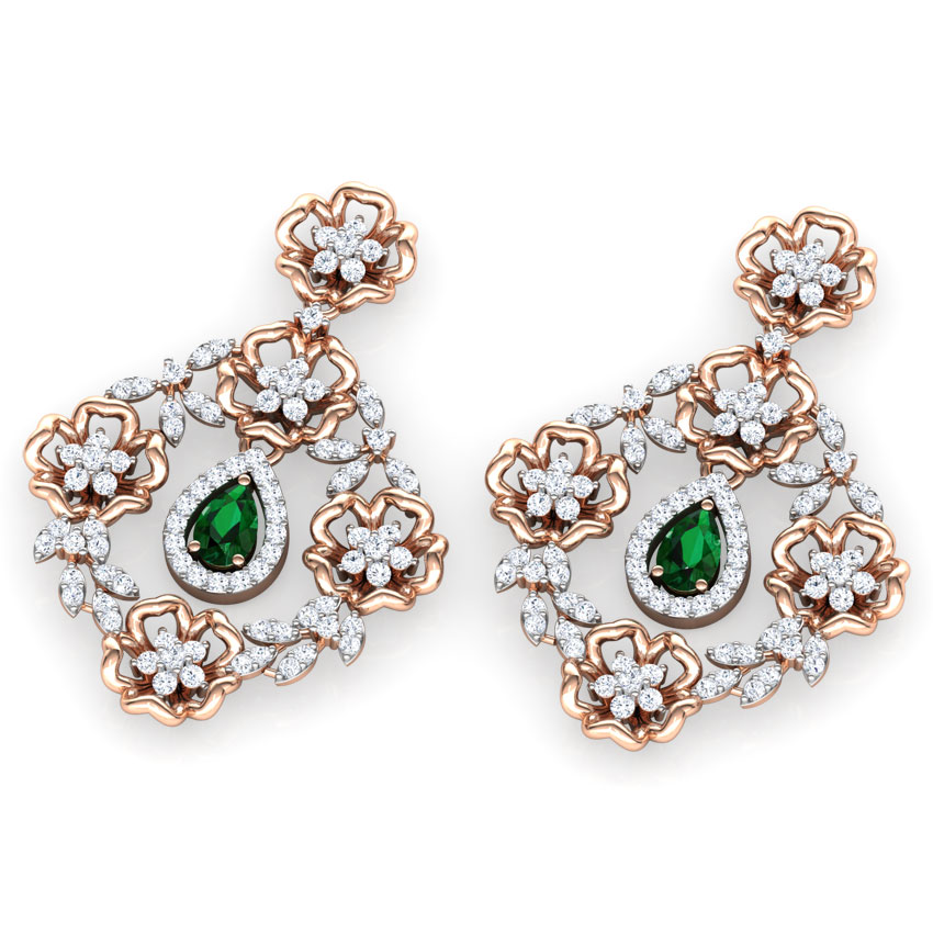 Festoon Gemstone Drop Earrings Festoon Gemstone Drop Earrings