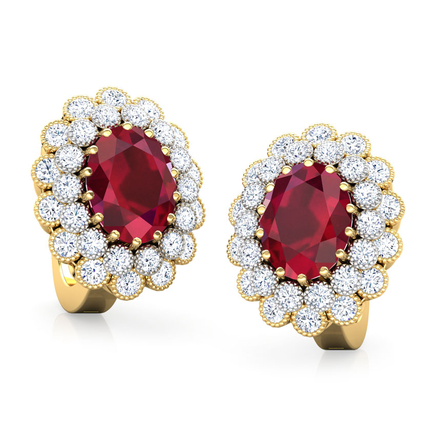 Bloom Scallop Stud Earrings